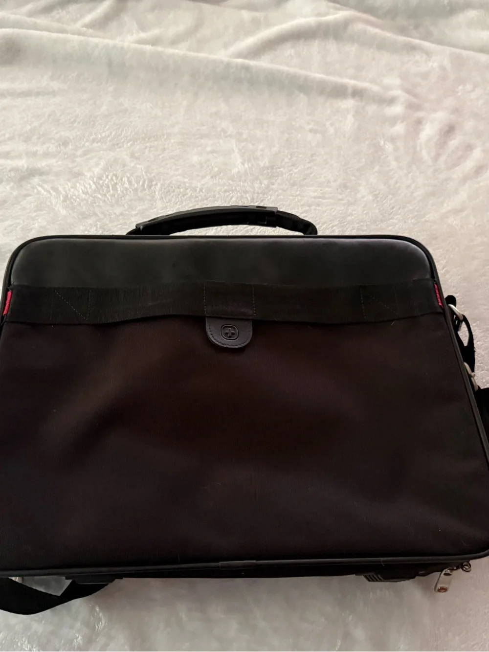 Wenger Swiss Army Laptop Briefcase Shoulder Bag 16” Black Multiple Pockets